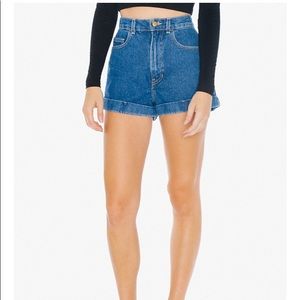 Denim High Waisted Shorts